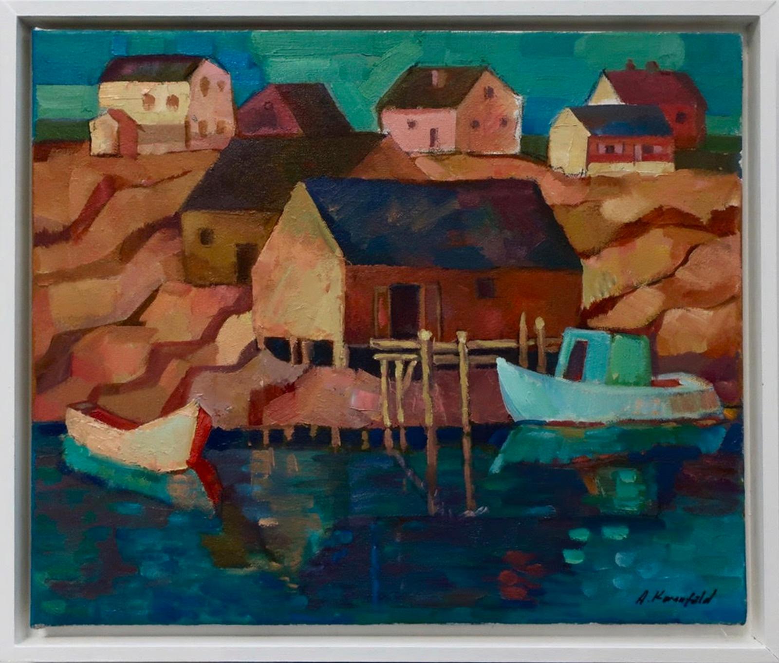 Alex Korenfeld (1944) - Untitled (A Peaceful Cove)