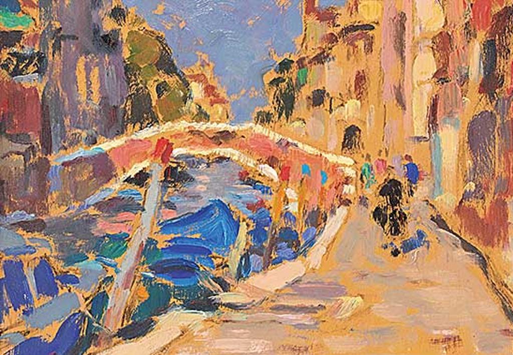 Richard Montpetit (1950) - Venice, le long du Canal