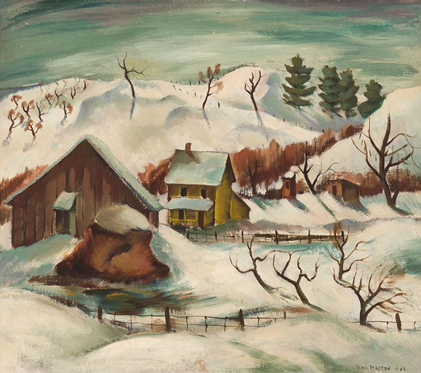 Henri Leopold Masson (1907-1996) - Winter Landscape