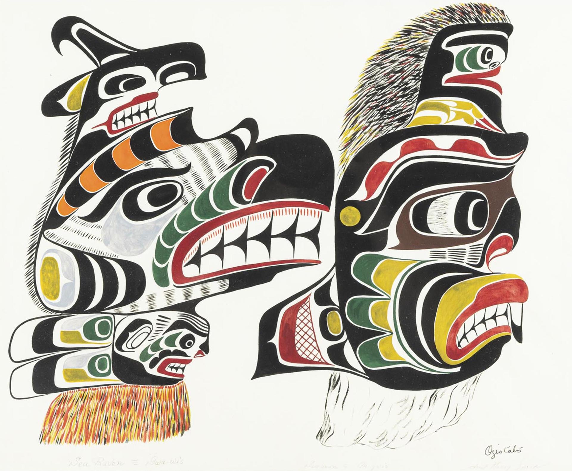 Chief Henry Speck (1908-1971) - Sea Raven, Sea Man, 1959