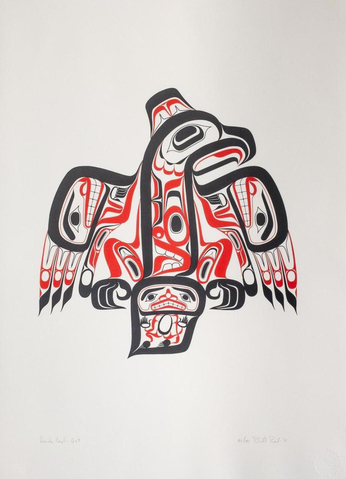 Bill (William) Ronald Reid (1920-1998) - Haida Eagle - Gut