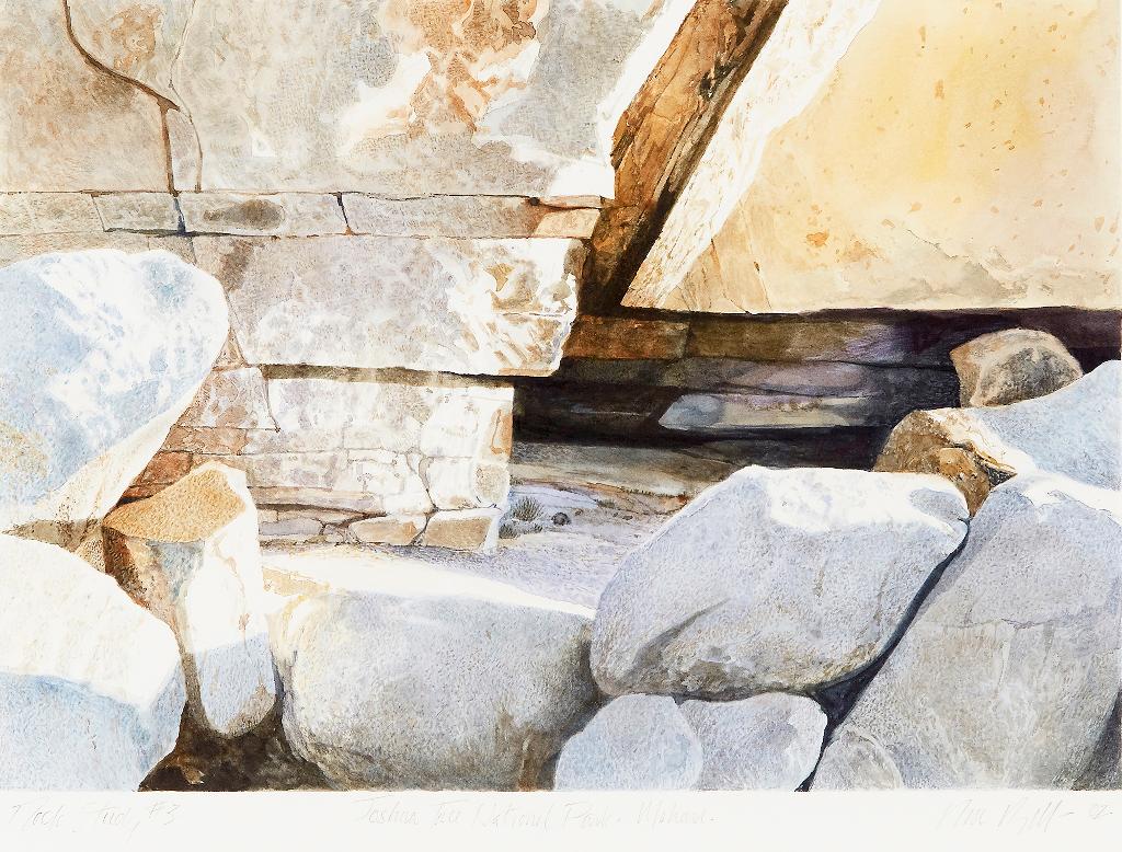 Ronald (Ron) William Bolt (1938-2019) - Rock Study #3 (Joshua Tree National Park - Mohave)
