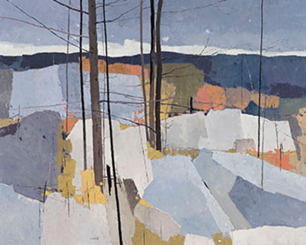 Donald Appelbee Smith (1917) - Landscape in Blue Tones