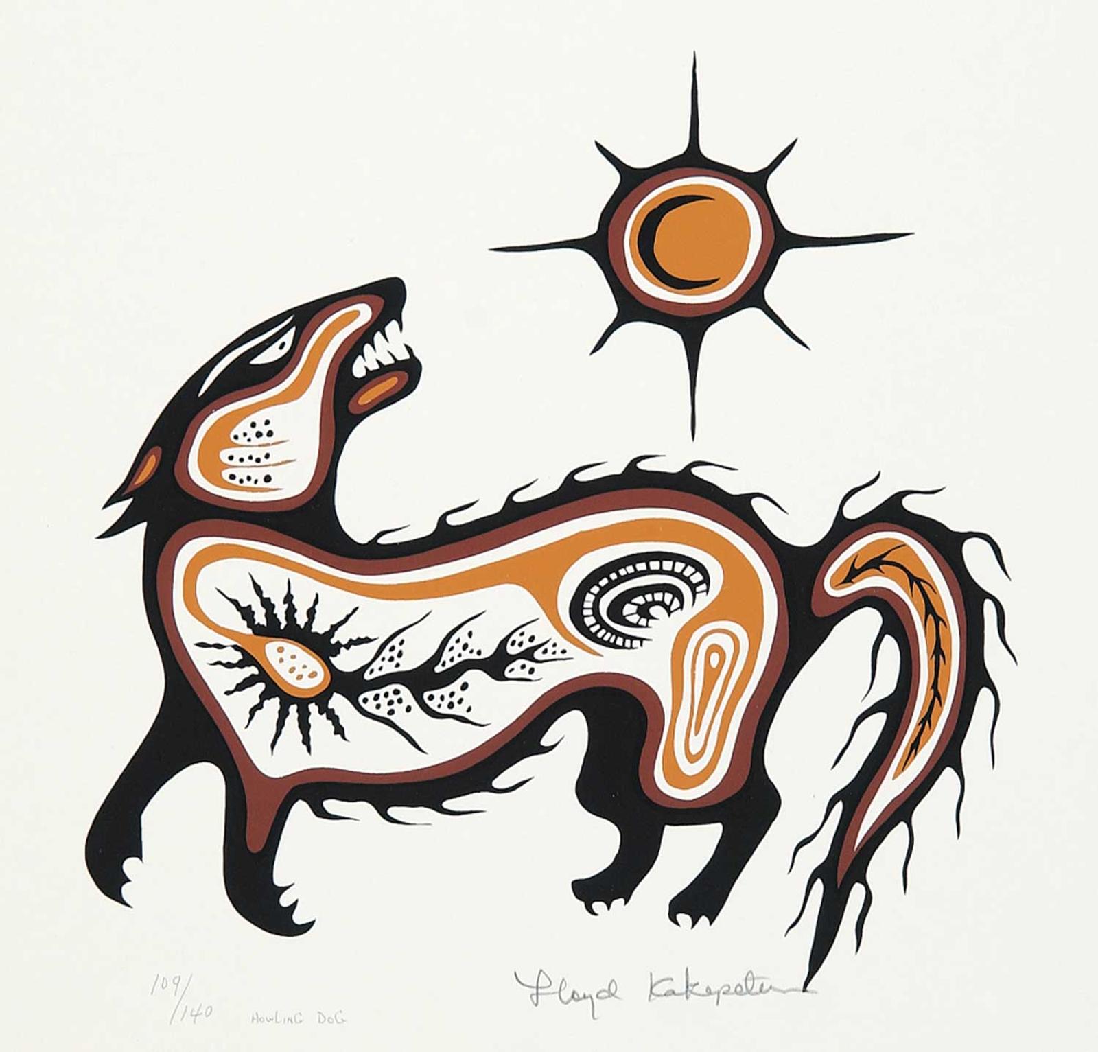 Lloyd Kakepetum (1958) - Howling Dog  #109/140