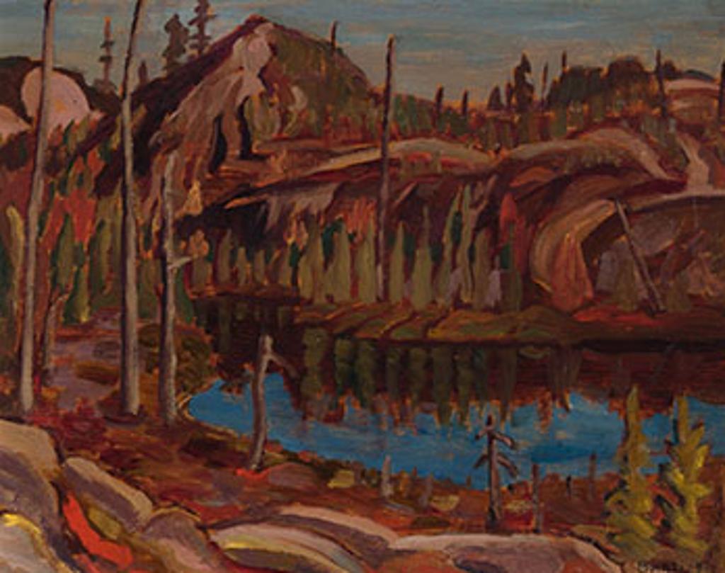 Sir Frederick Grant Banting (1891-1941) - A Lake in a Landscape