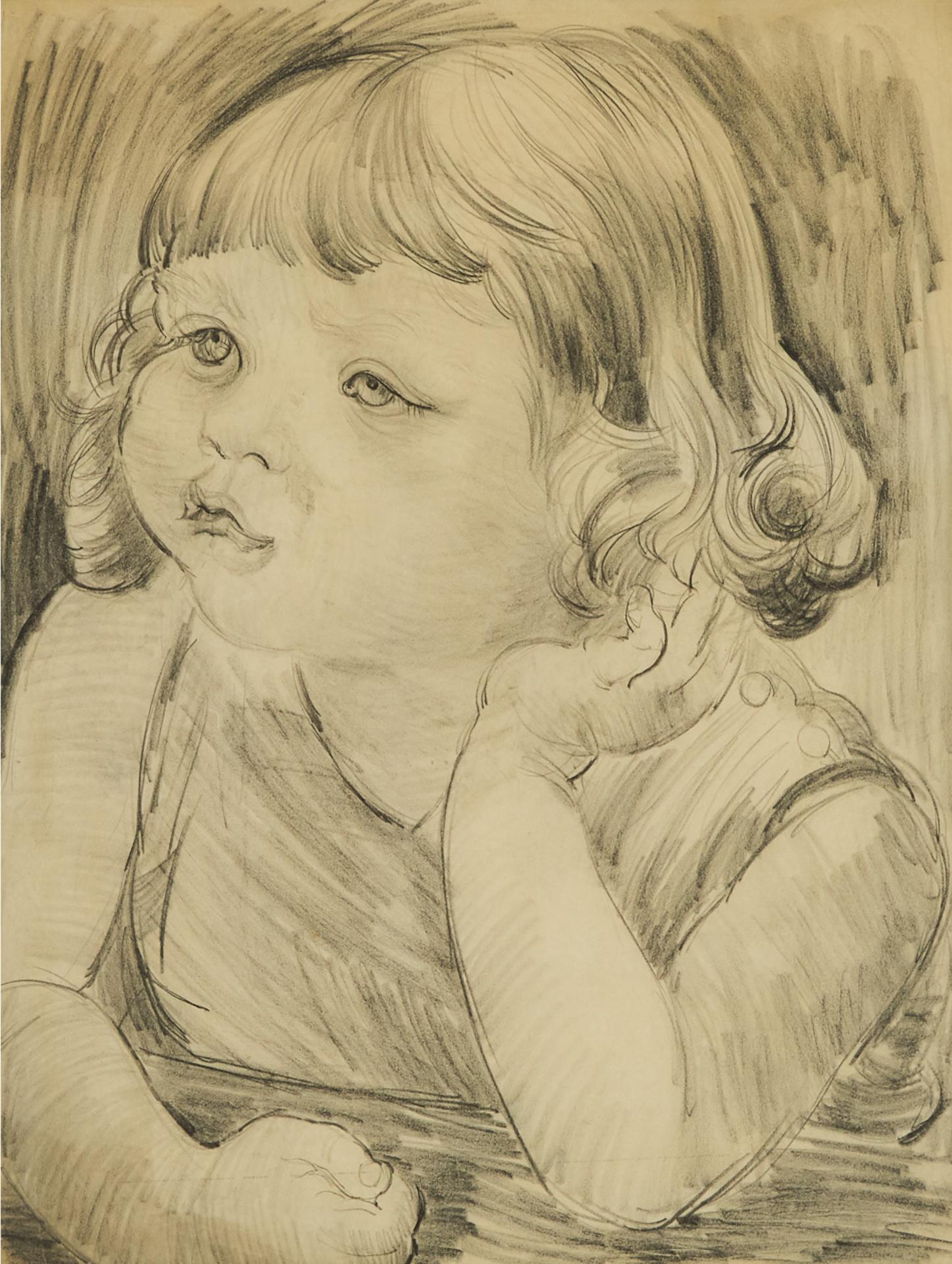 Sir Jacob Epstein (1880-1959) - Drawing For Jackie