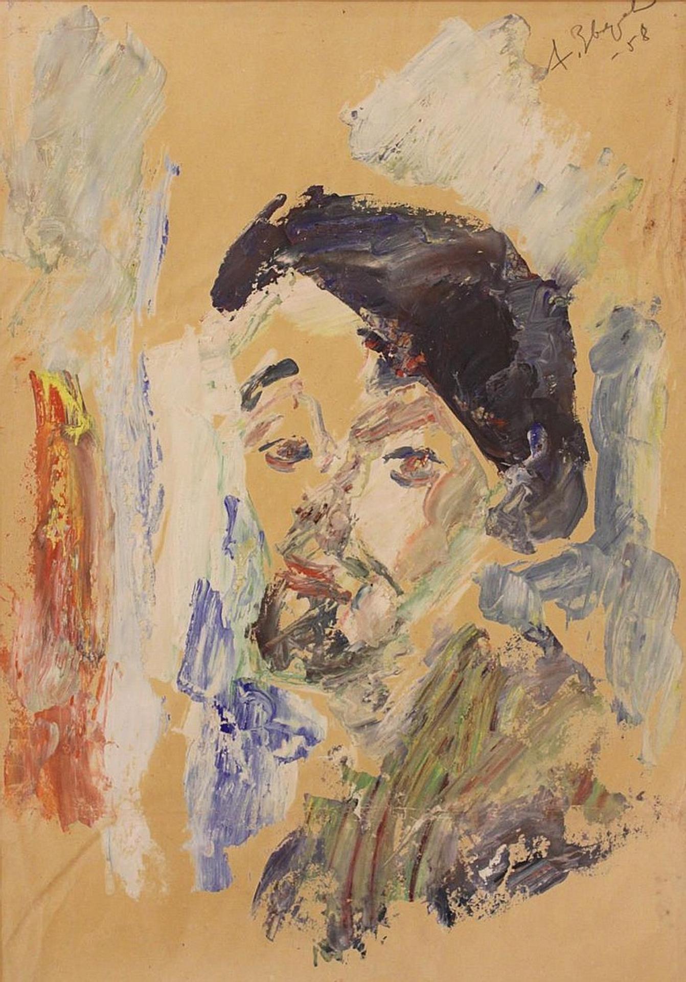 Anatoly Timofeevich Zverev (1931-1986) - Self Portrait