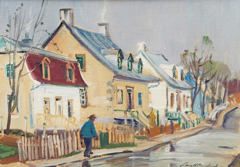 George Lorne Holland Bouchard (1913-1978) - Wet Evening, St. Jean, Isle of Orleans