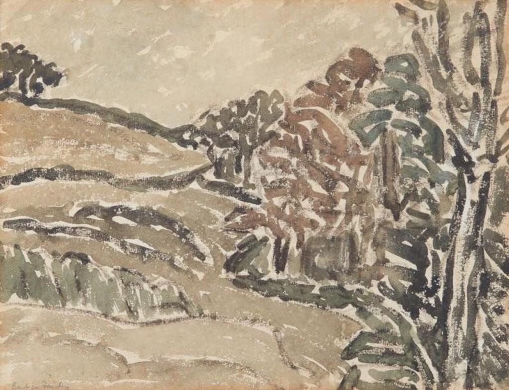 Barker Fairley (1887-1986) - Landscape Sketch