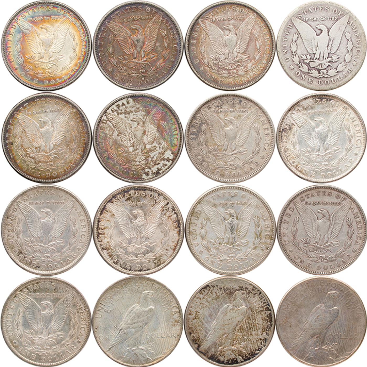 Usa - Lot of 16 USA Silver Dollars, Morgan and 