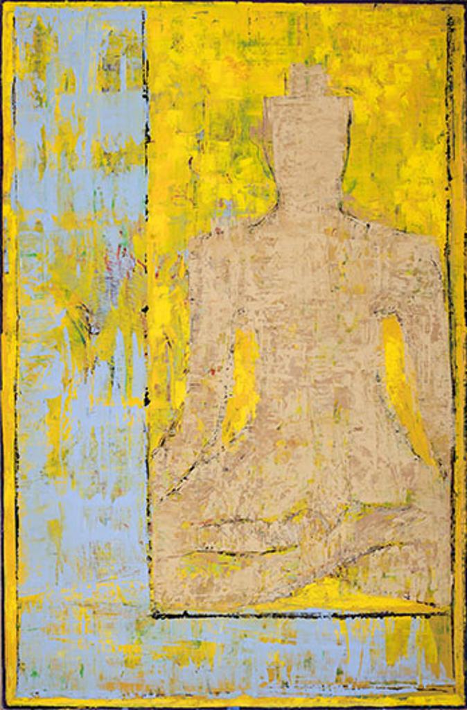David Sorensen (1937-2011) - Buddha, Yellow-Blue