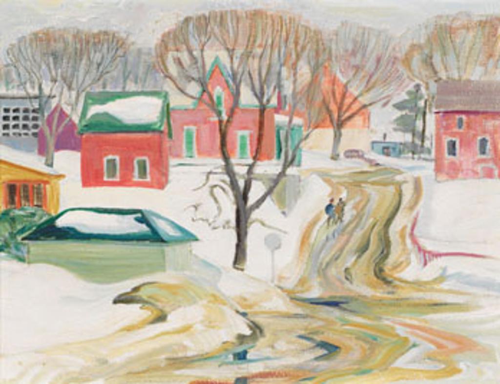 Doris Jean McCarthy (1910-2010) - Winter Neighbourhood