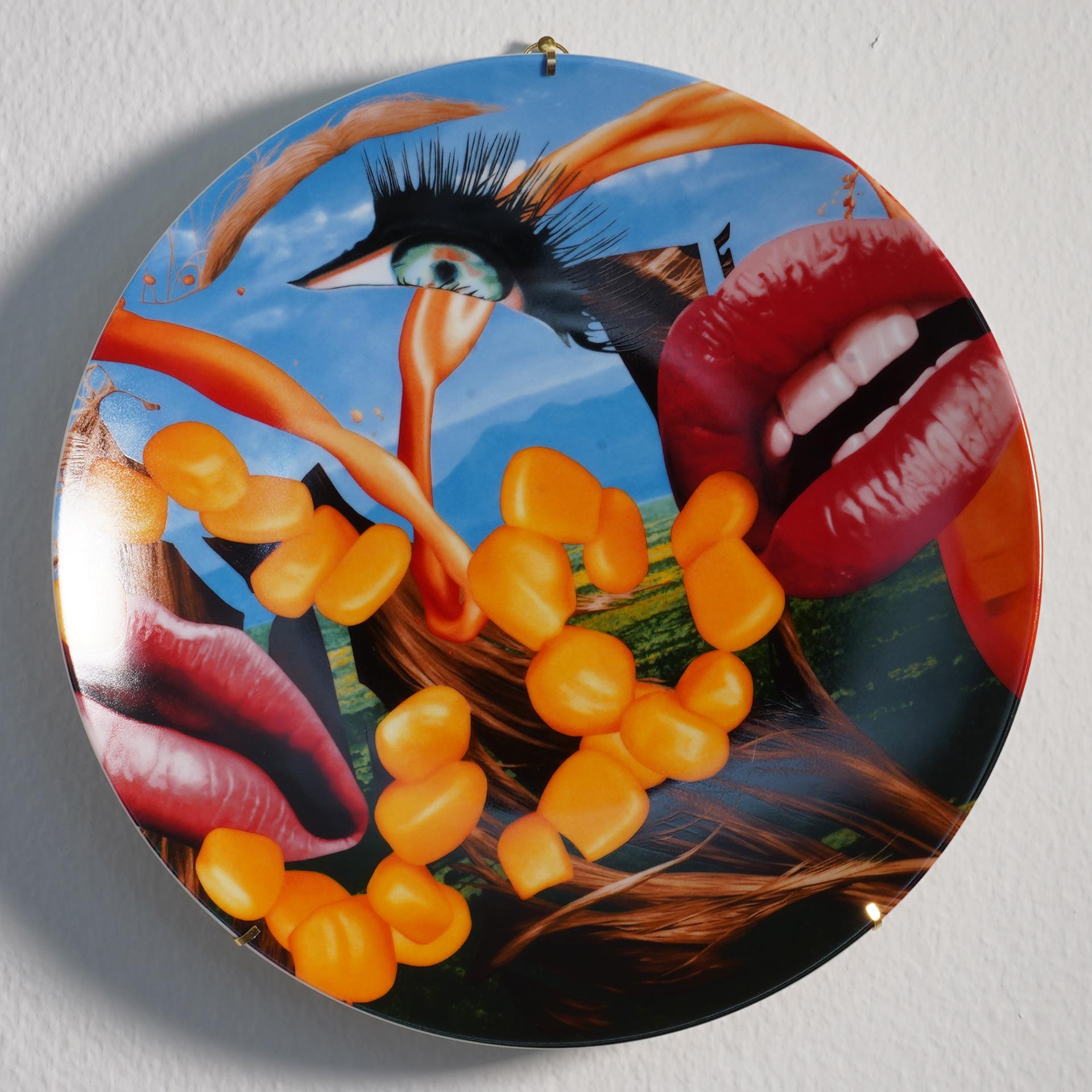 Jeff Koons (1955) - Lips Coupe Plate, 2013