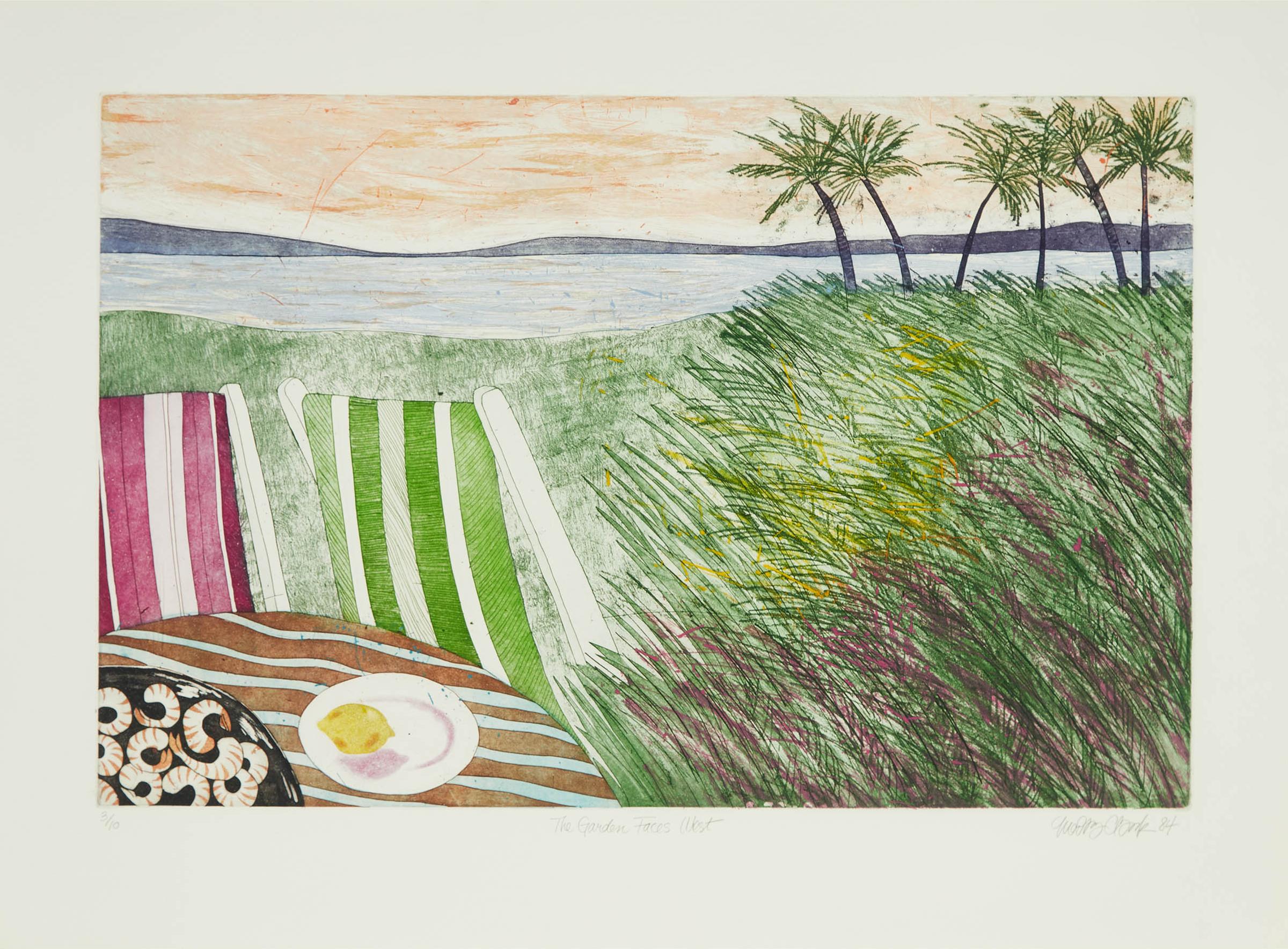 Moira Clark (1950) - The Garden Faces West