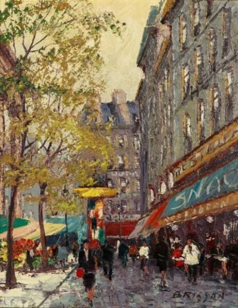 Marcel Brisson (1915) - Paris Street Scene
