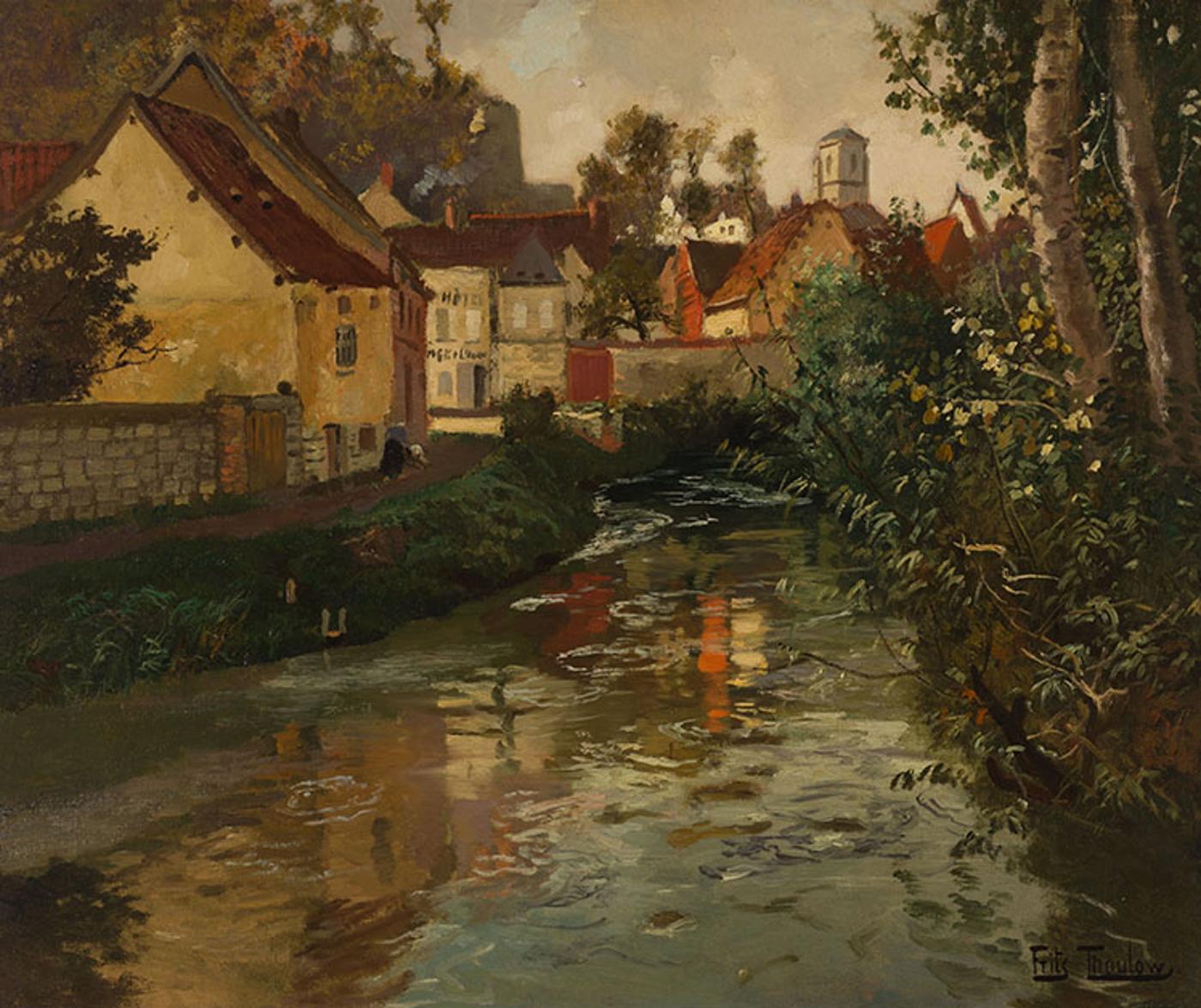 Frits Thaulow (1847-1906) - Picquigny, France