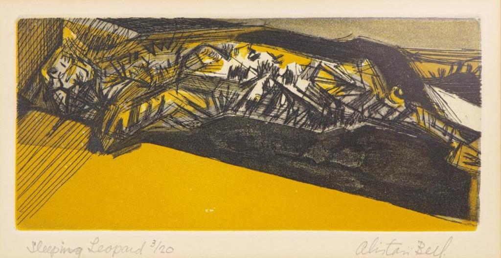 Alistair Macready Bell (1913-1997) - Sleeping Leopard