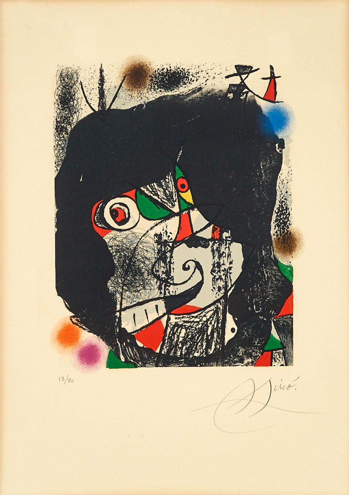 Joan Miró (1893-1983) - Les Revolutions Sceniques Du Xxe Siecle - I, 1975 [cramer, 207; Mourlot 1078]