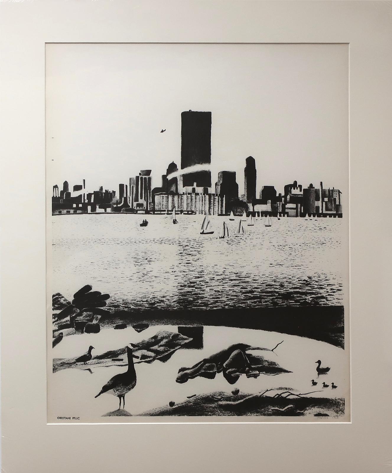 Christiane Pflug (1936-1972) - Toronto From Centre Island I