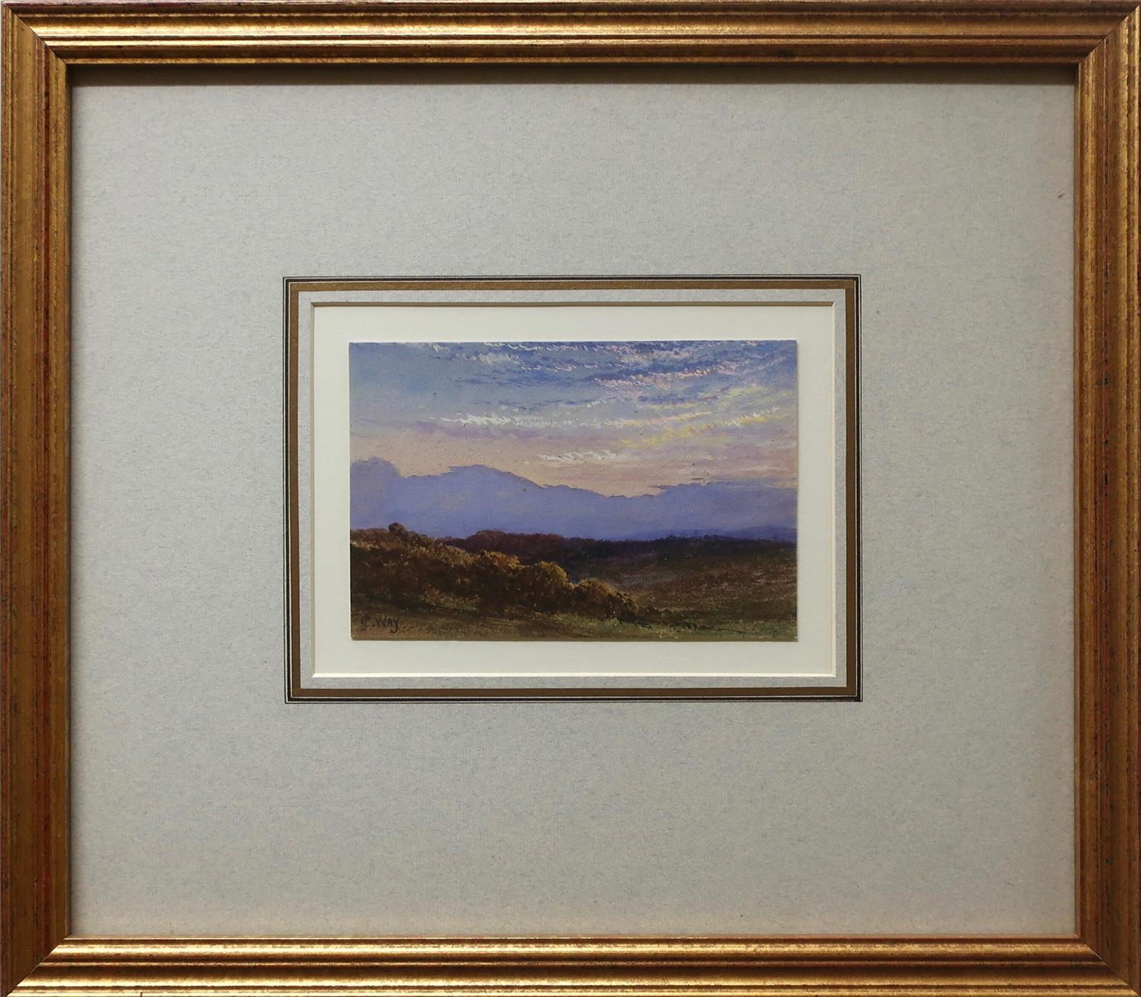 Charles Jones (C. J.) Way (1834-1919) - Sunset Over The Valley