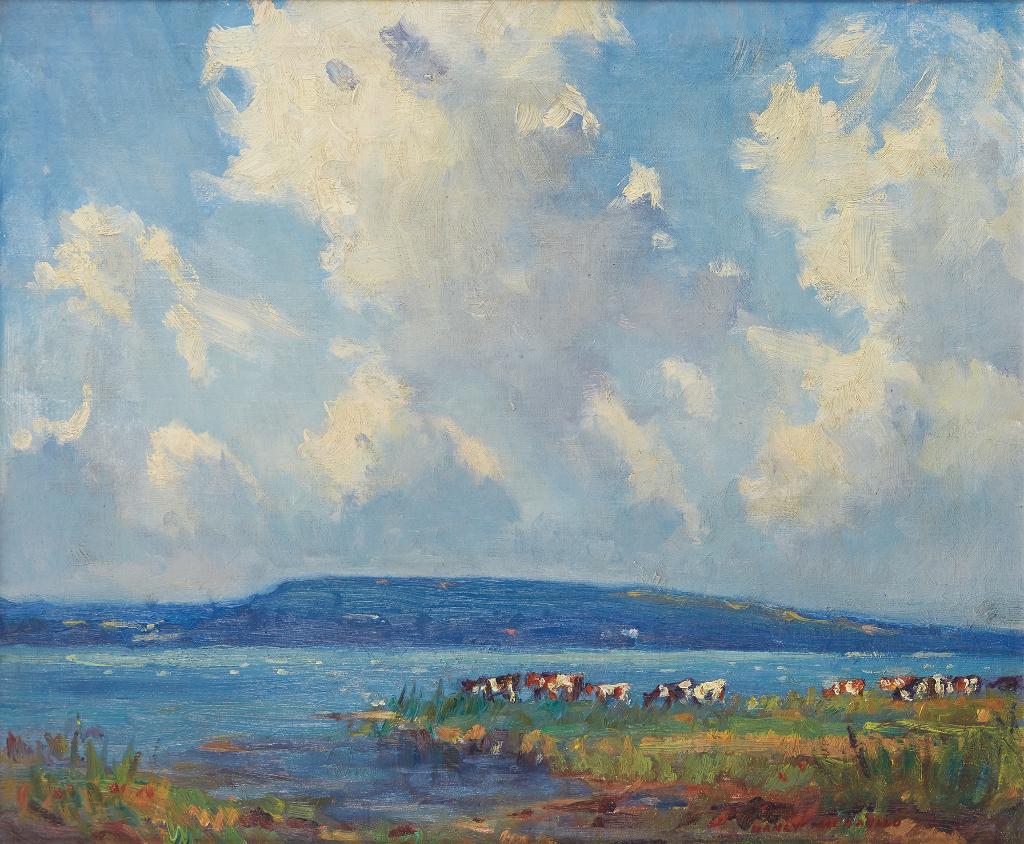 Manly Edward MacDonald (1889-1971) - Cattle at the Bay of Quinte