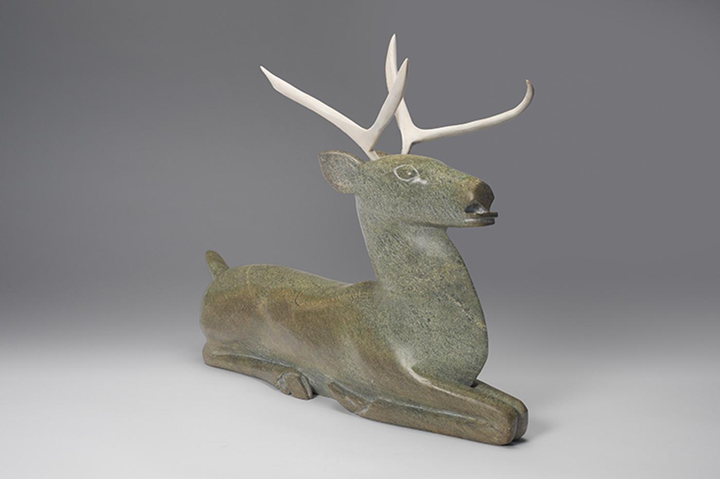 Osuitok Ipeelee (1923-2005) - Resting Caribou