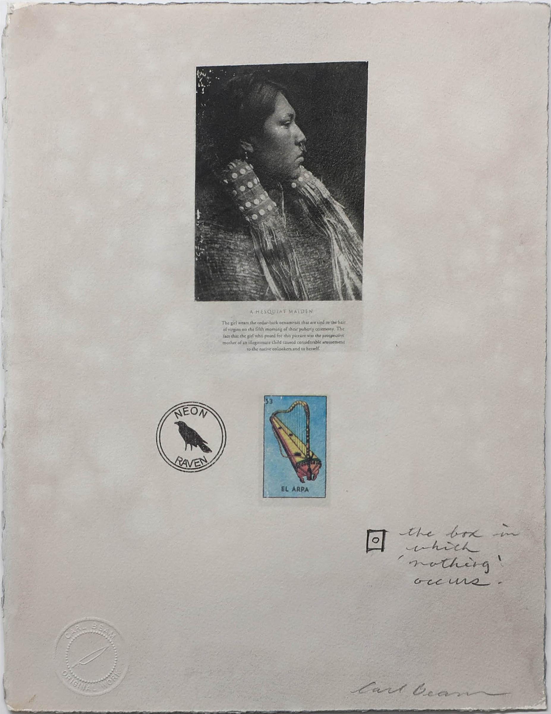 Carl Beam (1943-2005) - The Box In Which 'nothing' Occurs