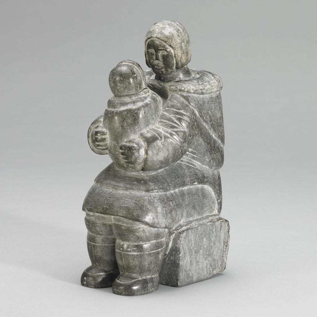 Evie Tullaugaq Koperquacuk (1925) - Mother With Child Holding A Kamik