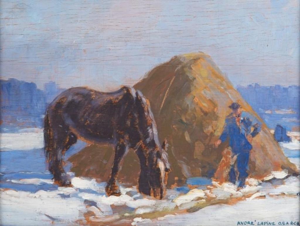 Andre C. Lapine (1866-1952) - $Crisp Winter Morning