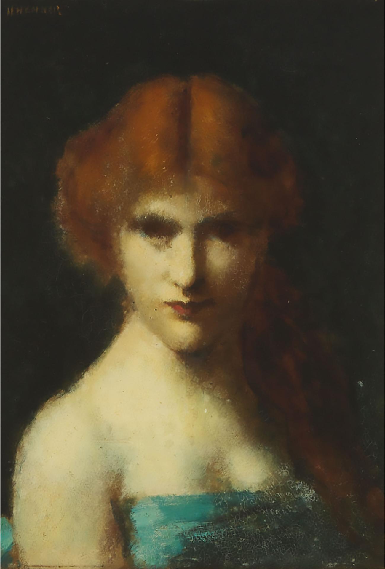 Jean-Jacques Henner (1829-1905) - Portrait Of A Young Lady