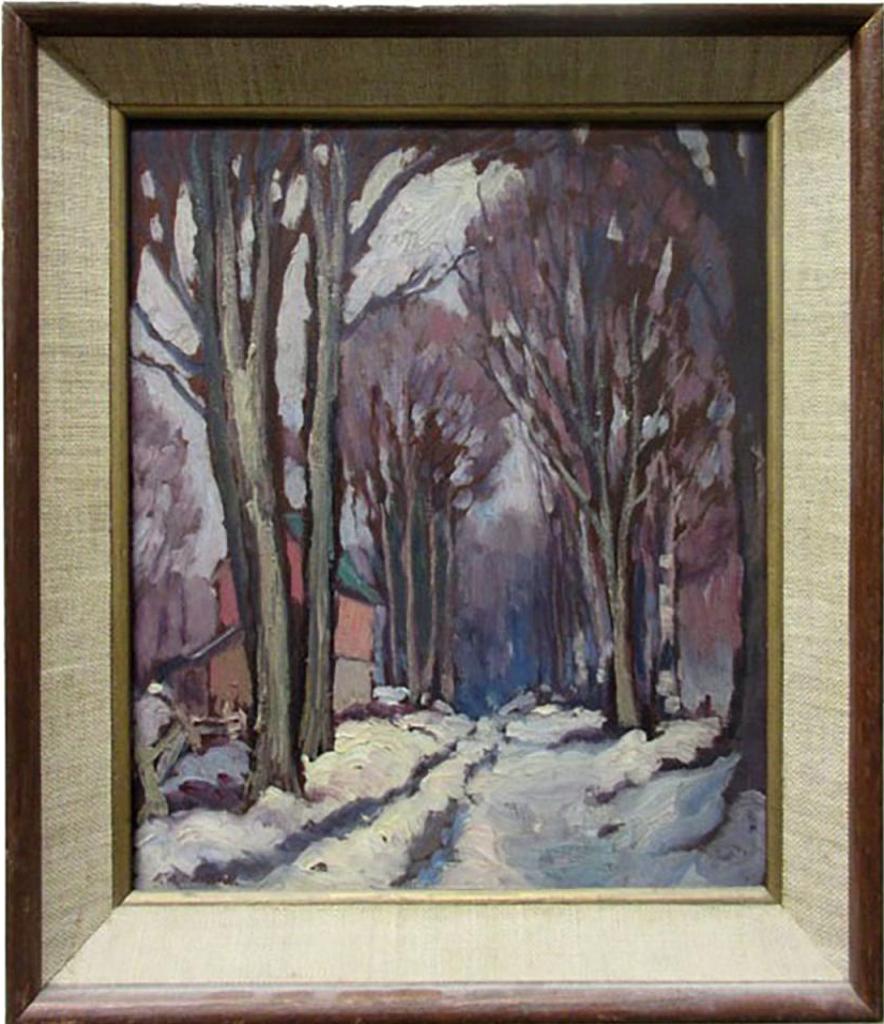 Ernest Alfred Dalton (1887-1963) - The Winter Road