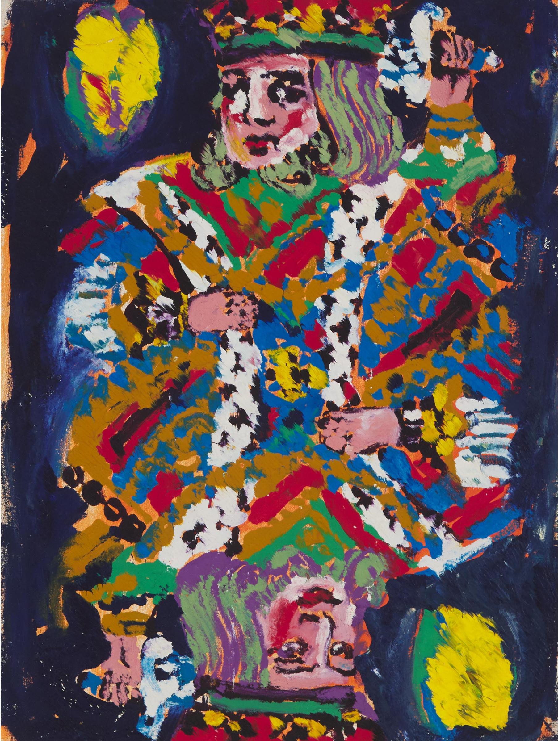 Thomas Ackermann (1952) - King Of Hearts In Blue, 2004