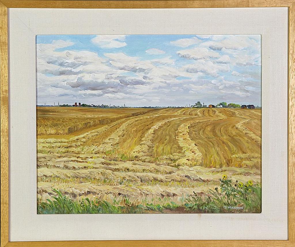 Dorothy Martin (1909-1984) - Untitled - Untitled (Field at Harvest)