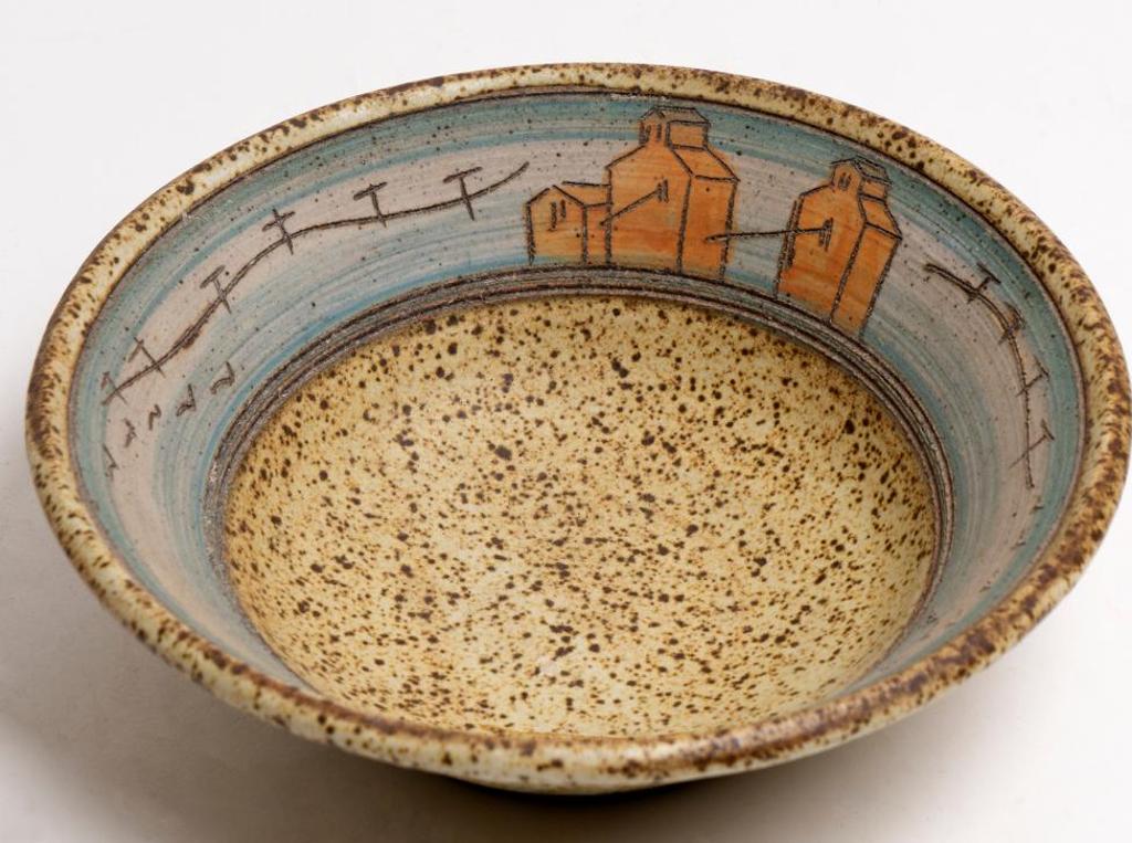 June - Small Bowl With Elevator Motif