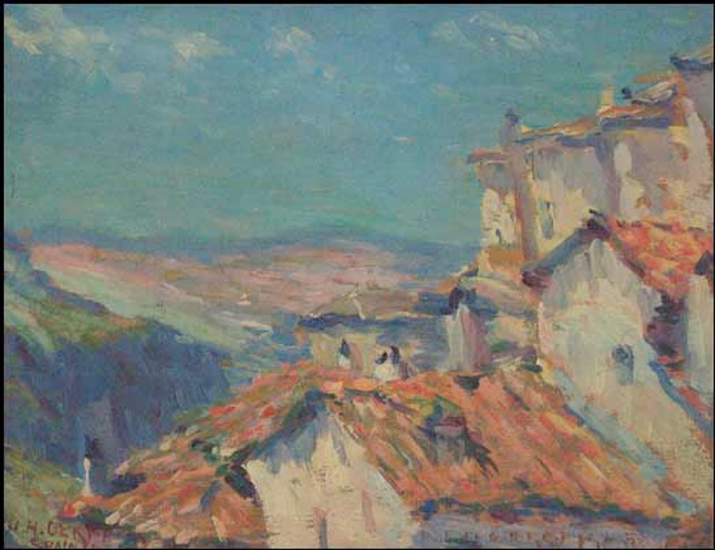 William Henry Clapp (1879-1954) - Corner of an Old Village, Spain