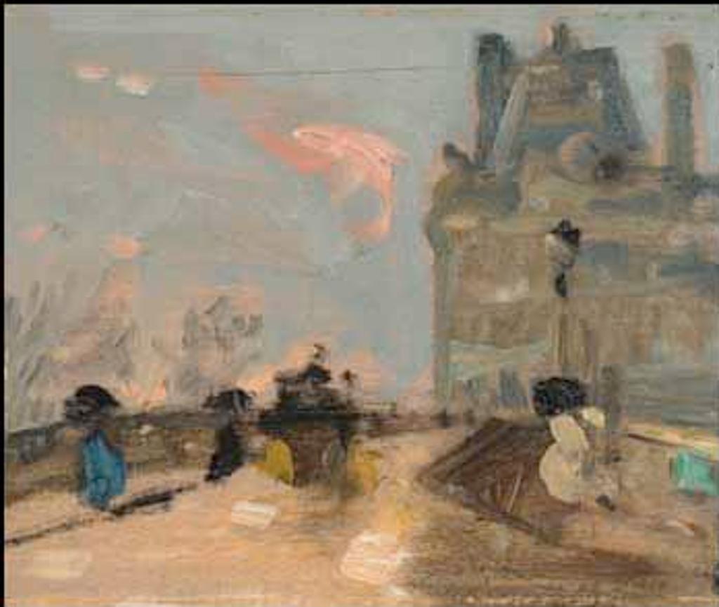 James Wilson Morrice (1865-1924) - Pavillon de Flore, Palais des Tuilerie, Paris