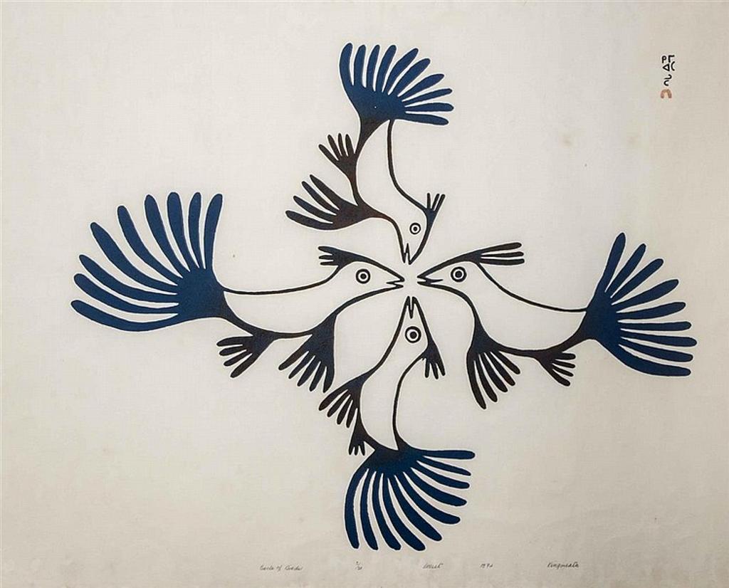 Kingmeata Etidlooie (1915-1989) - Circle of Birds