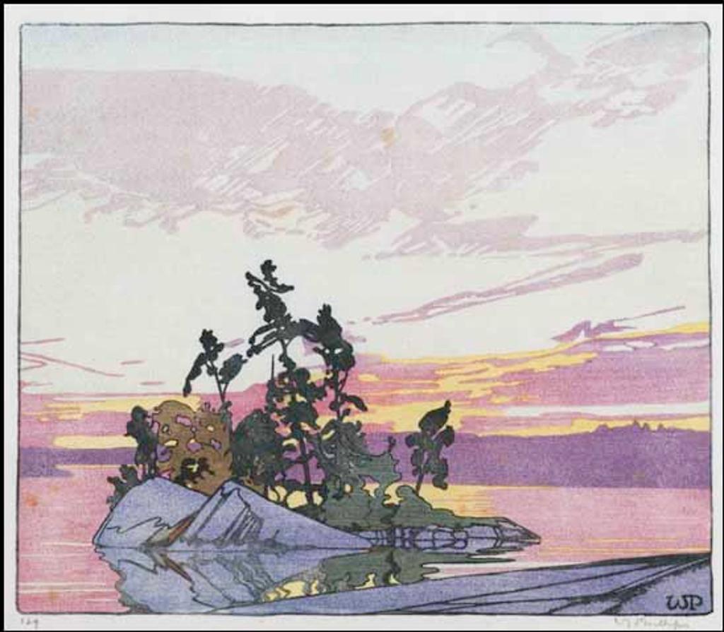 Walter Joseph (W.J.) Phillips (1884-1963) - Sunset, Lake of the Woods