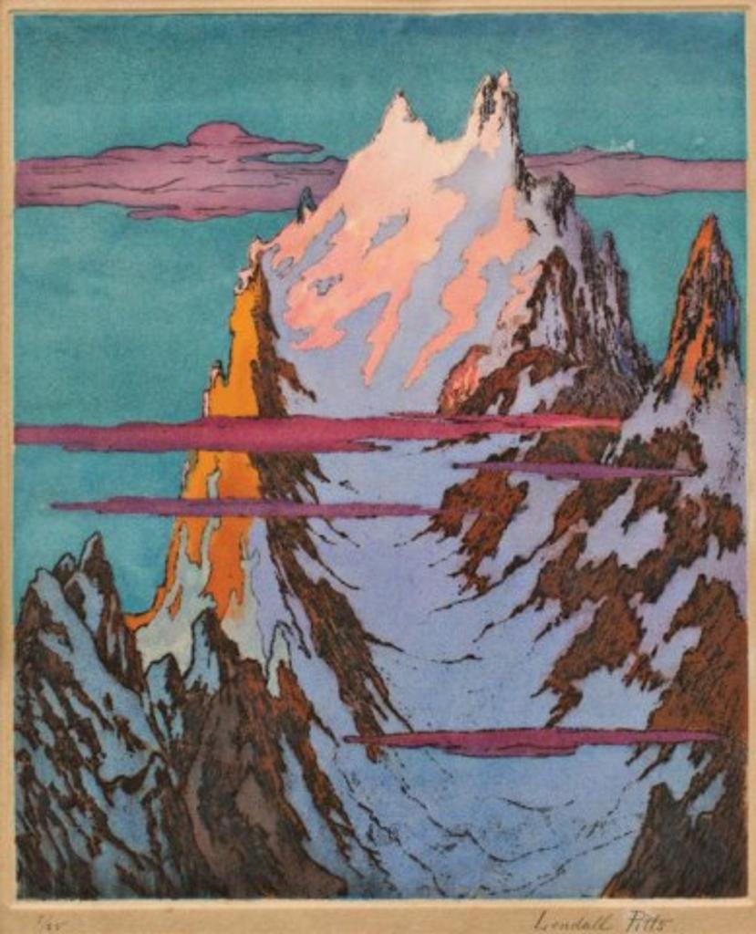 Lendall Pitts (1875-1938) - Rocky Mountain Vista