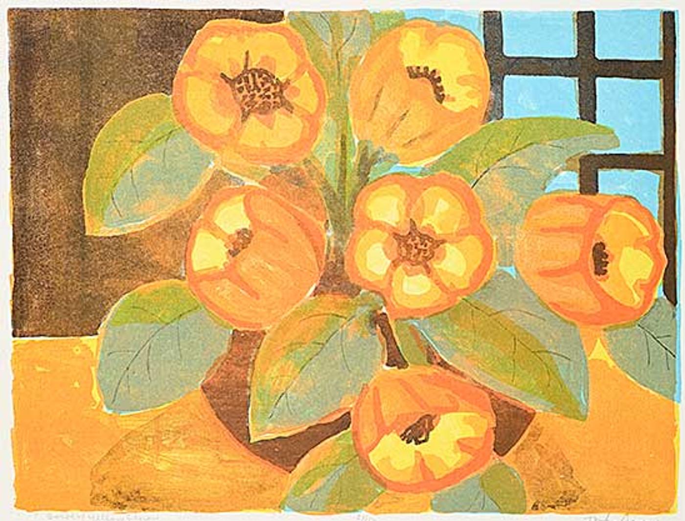 John Harold Thomas Snow (1911-2004) - Bowl of Yellow Flowers #31/50