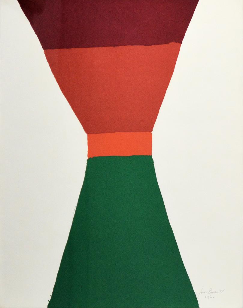 Jack Hamilton Bush (1909-1977) - Red, Orange, Green