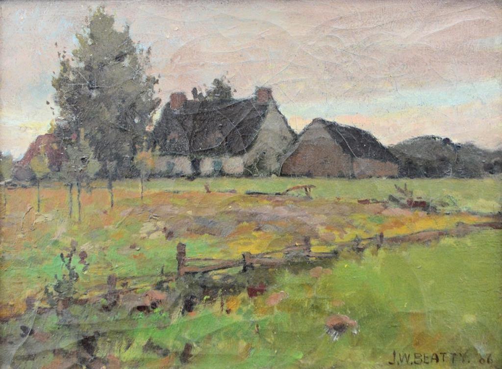 John William (J.W.) Beatty (1869-1941) - Farmhouse, 1906