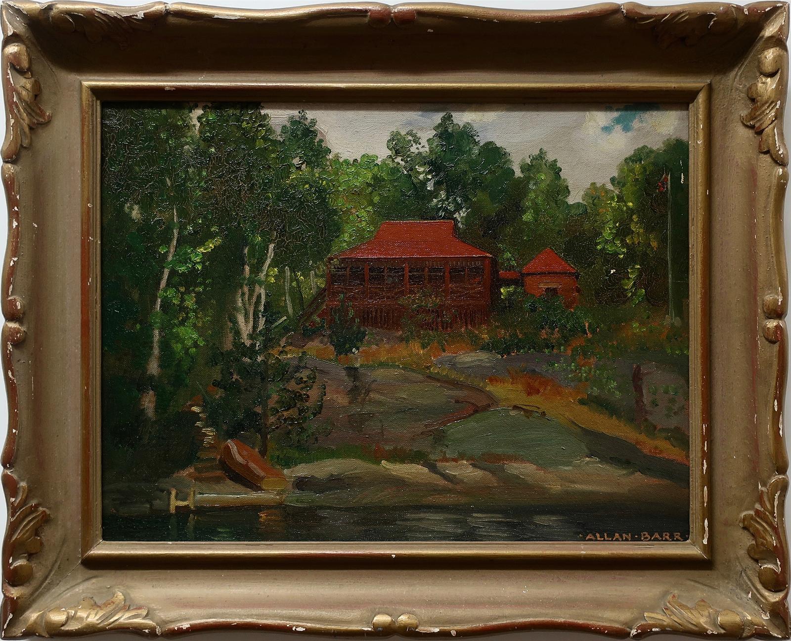 Allan Robert Barr (1890-1959) - Untitled (The Red Cottage)