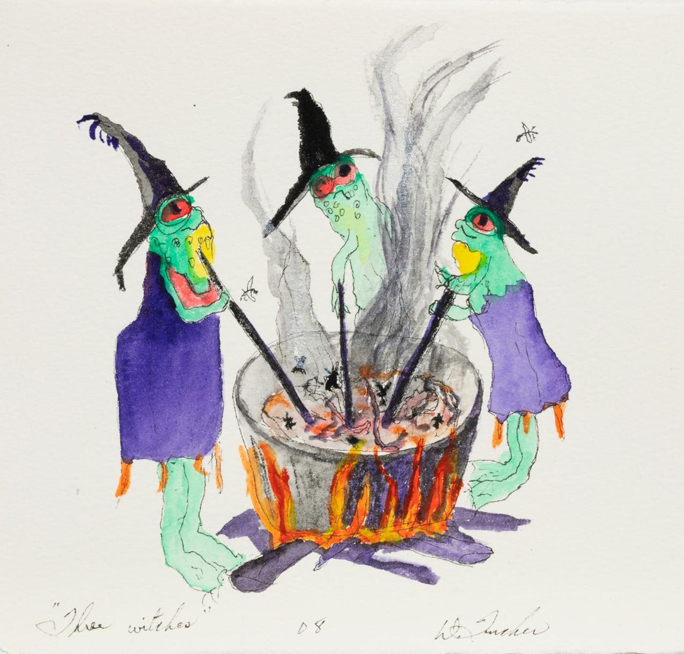 Darlene Tincher (1942) - Three Witches