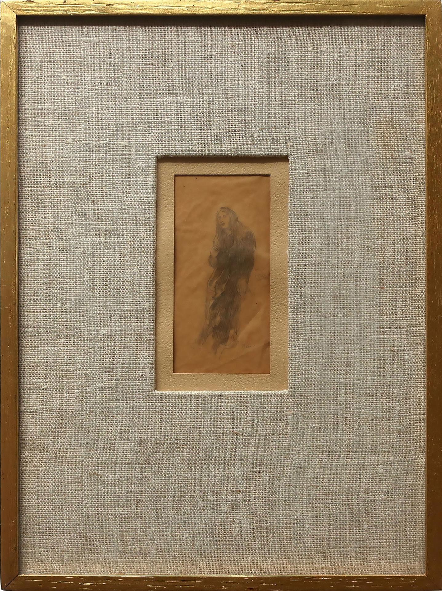 Ozias Leduc (1864-1955) - Untitled (Standing Woman)