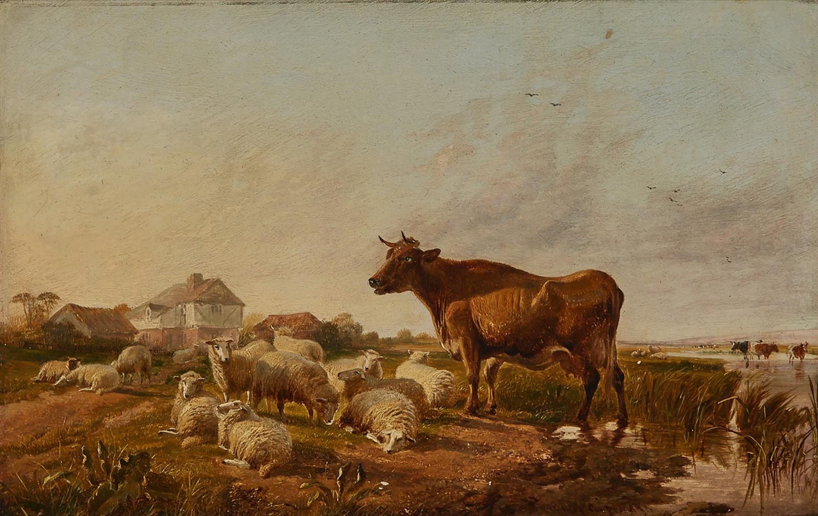 Thomas Sydney Cooper (1803-1902) - Canterbury Meadows, 1859