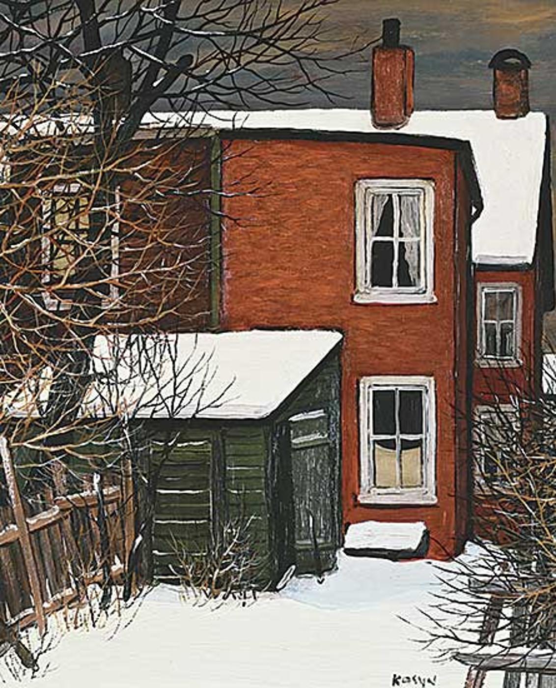 John Kasyn (1926-2008) - Back of Augusta Street