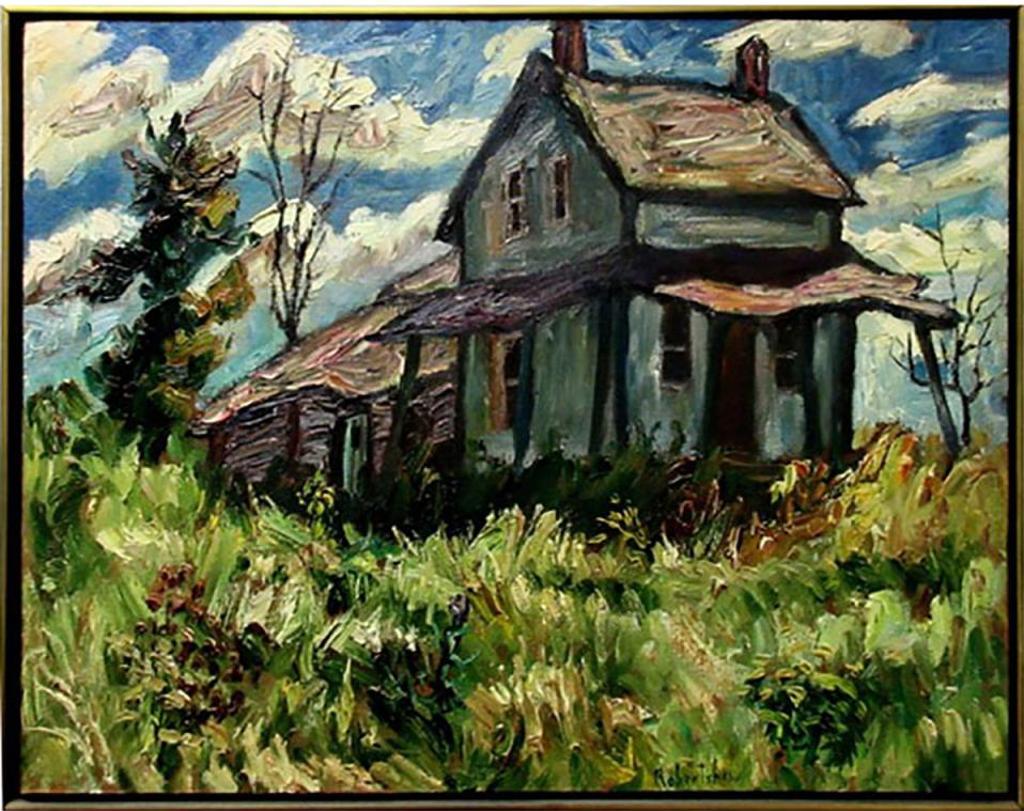 Ross Robertshaw (1919-1986) - Farmhouse In Summer