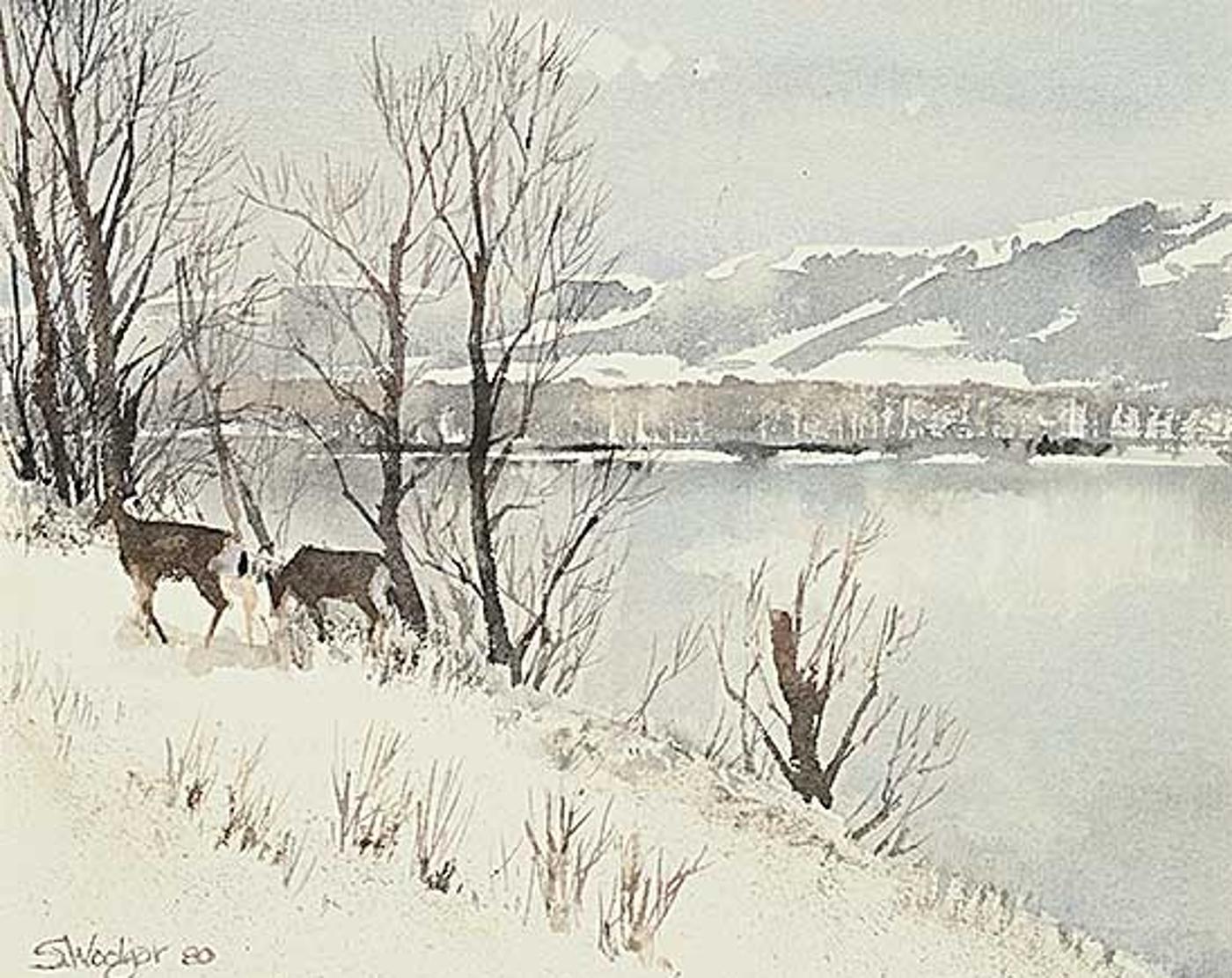 Susan Woolgar (1955) - Untitled - A Winter Wander