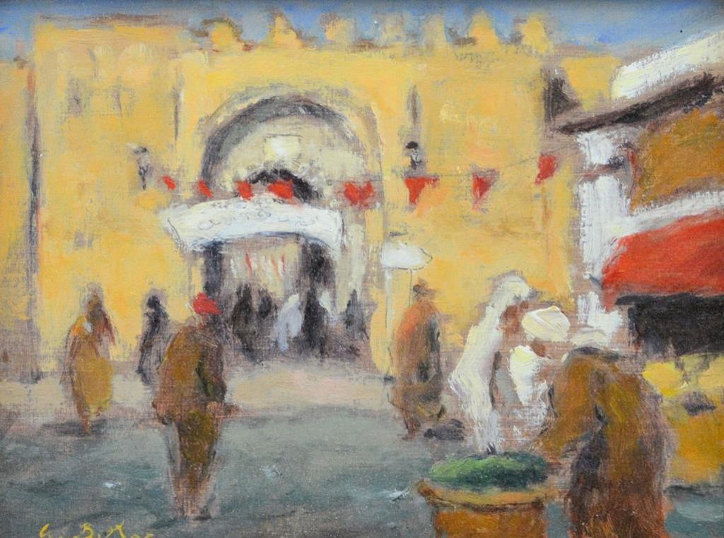 Antoine Bittar (1957) - Medina A Kairouan, Tunisia, 1991